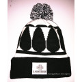 Популярные жаккардовая полосатая акриловая спортивная манжета Trend Beanie (S-1058)